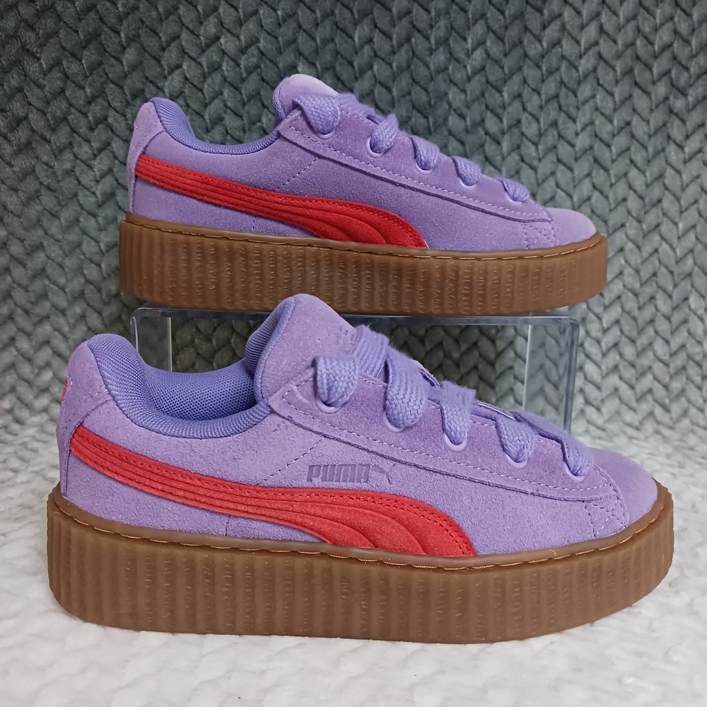 Fenty x Puma Creeper Phatty Lavender Burnt Red Gum Big Kid Casual Shoes Size 4